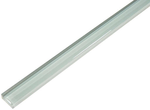 Grey 5/8" x 12" Glossy Glass Liner Euro Glass