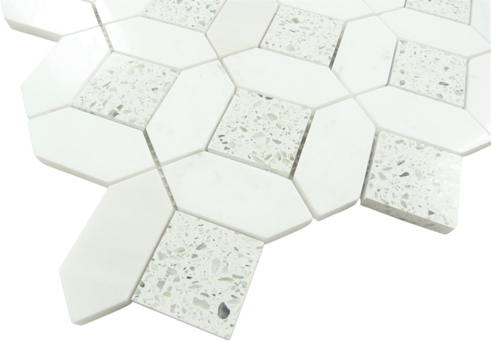 Hampton Arbors Stoebe Delight Polished Stone Tile Euro Glass