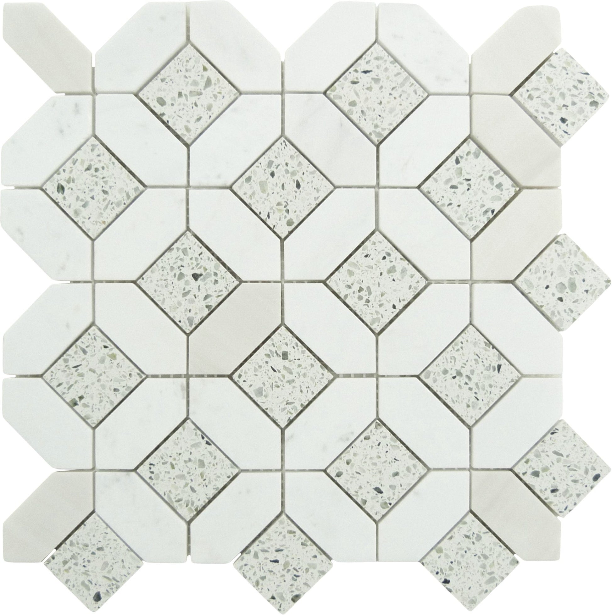 Hampton Arbors Stoebe Delight Polished Stone Tile Euro Glass