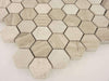 Winter Fjord Hexagon Grey Polished & Unpolished Stone Tile Euro Glass