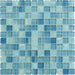 Inkline Waterman Well Aqua 1" x 1" Glossy Glass Tile Euro Glass