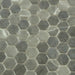 Karma Ridge Ashley Rock Black 1" Hexagon Matte Glass Pool Tile Euro Glass