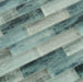 Metropolis Atlanna Aqua 1" x 4" Uniform Brick Matte Glass Tile Euro Glass