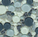 Dawn Grey Pebbles Glossy Glass Tile Euro Glass