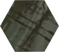 Princeton Glaze Nero Night Black Glossy & Matte Hexagon Porcelain Tile Euro Glass