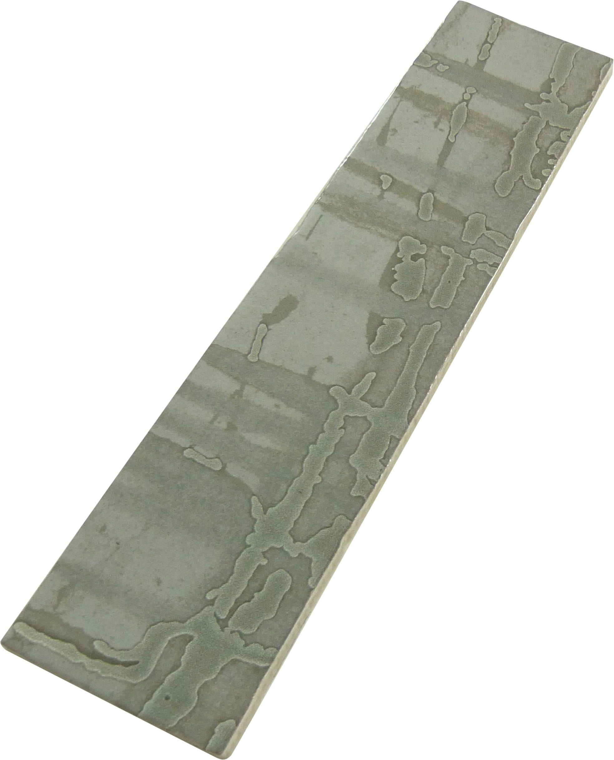 Princeton Glaze Victorian Pewter Grey 3'' x 12" Glossy & Matte Ceramic Subway Tile Euro Glass