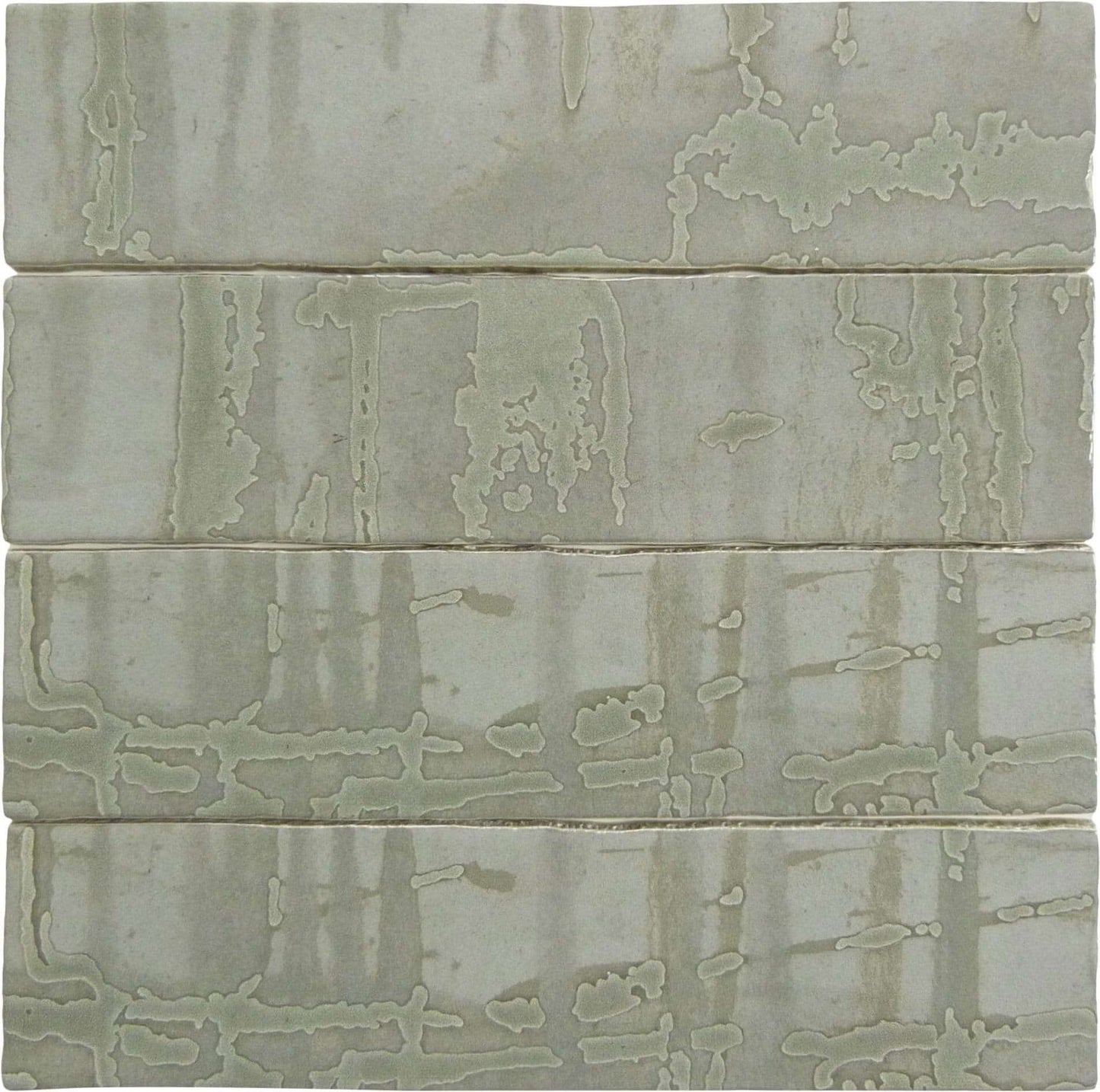 Princeton Glaze Victorian Pewter Grey 3'' x 12" Glossy & Matte Ceramic Subway Tile Euro Glass