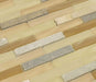 Chestnut Screen Beige Uniform Brick Glass and Slate Tile Euro Glass