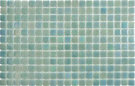 Sea Sprite Green Anti Slip Glossy & Iridescent Glass Pool Tile Fusion