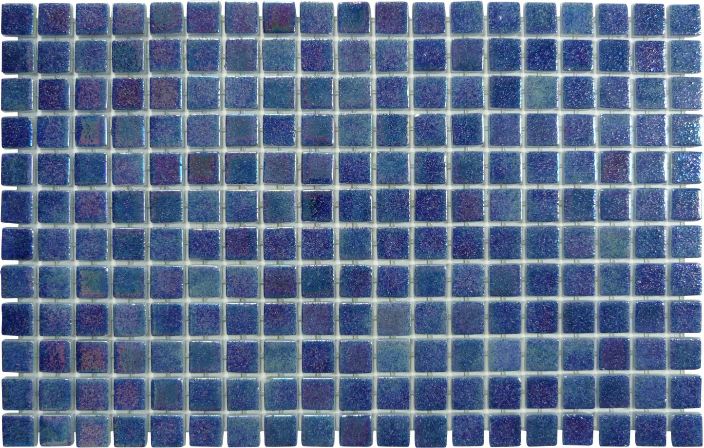 Blue Jewel Anti Slip Glossy & Iridescent Glass Pool Tile Fusion