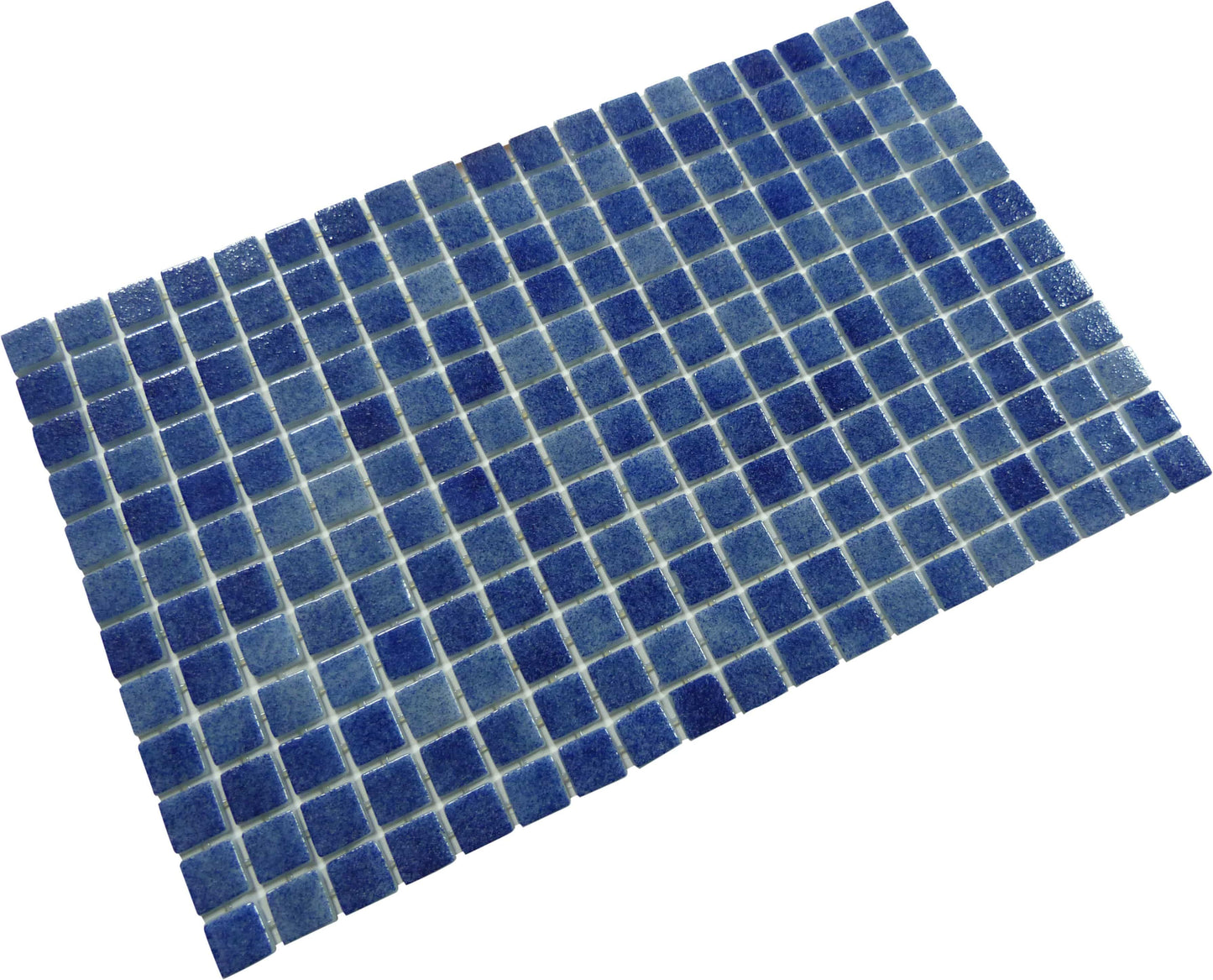 Brilliant Blue Anti Slip Glossy Glass Pool Tile Fusion