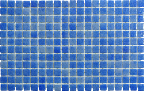 North Sea Blue Anti Slip Glossy Glass Pool Tile Fusion