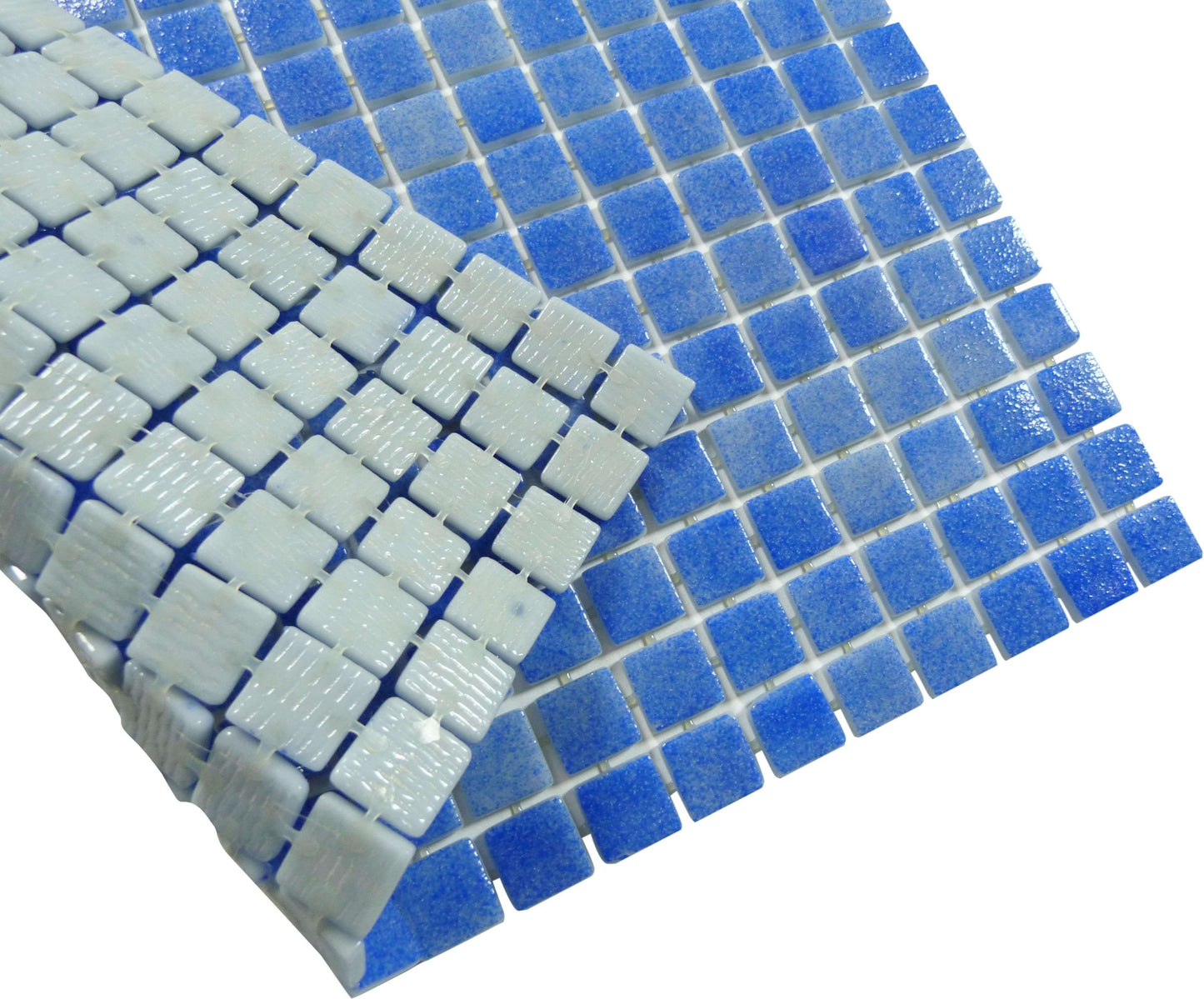 North Sea Blue Anti Slip Glossy Glass Pool Tile Fusion