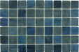 Modena Berlin Blue 2x2 Glossy Glass Tile Fusion