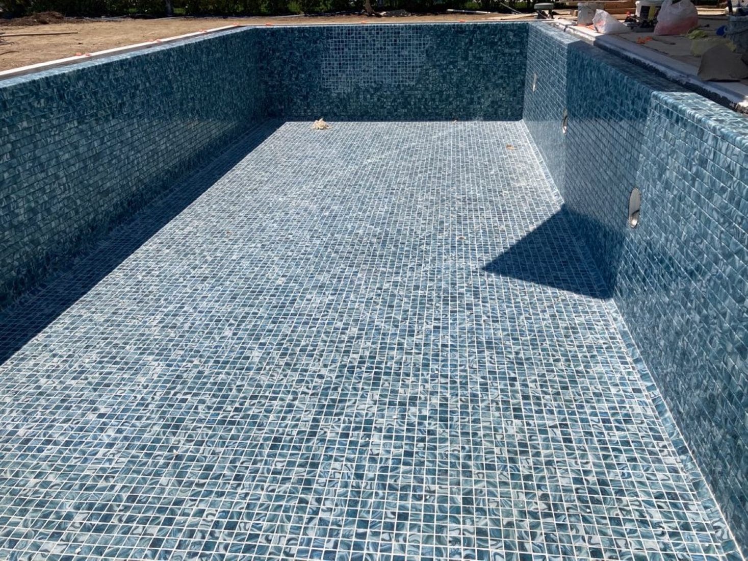 Modena Como Blue 2x2 Glossy Glass Tile Fusion