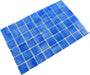 North Sea Blue 2" x 2" Glossy Glass Pool Tile Fusion