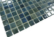 Quattro Berlin Blue 1x1 Glossy Glass Tile Fusion