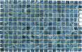 Quattro Mexico Blue 1x1 Glossy Glass Tile Fusion