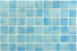 Songbird Blue 2" x 2" Anti Slip Glossy Glass Pool Tile Fusion