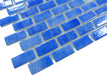 Subway North Sea Blue 1x2 Glossy Glass Tile Fusion