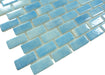 Subway Songbird Blue 1x2 Glossy Glass Tile Fusion