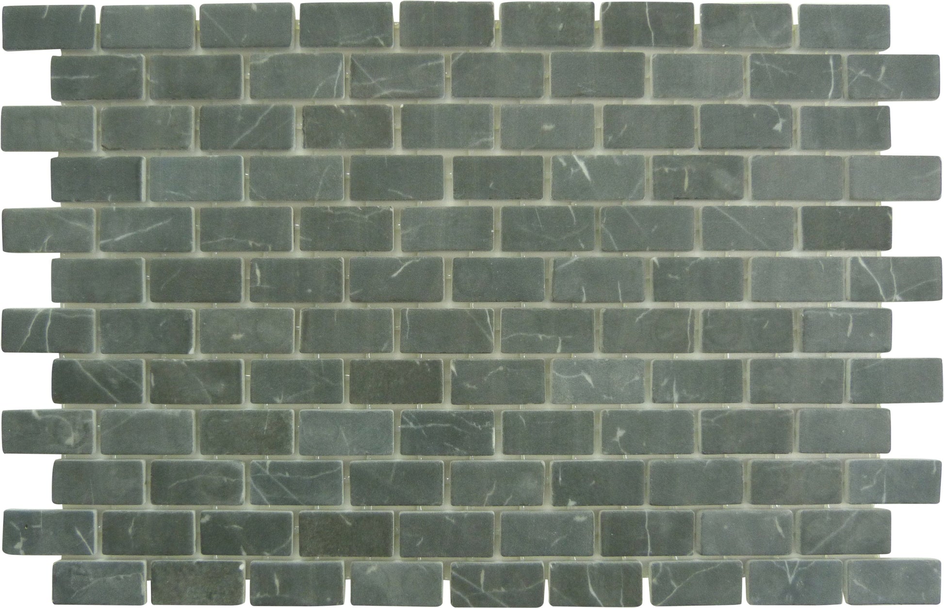 Subway Vogue Calatorao Black 1x2 Matte Glass Tile Fusion