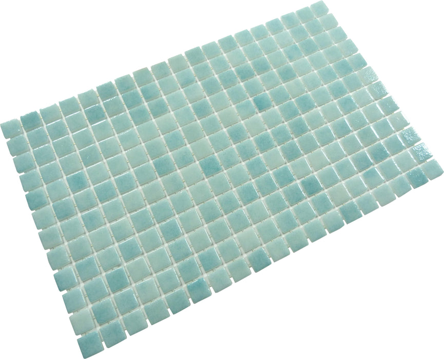 Veridian Green Glossy Glass Pool Tile Fusion