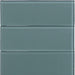 Steel Grey 4'' x 12'' Glossy Glass Subway Tile Horizon Tile