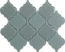 Arabesque Grey Lantern Glossy & Frosted Glass Tile Horizon Tile
