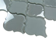 Arabesque Grey Lantern Glossy & Frosted Glass Tile Horizon Tile