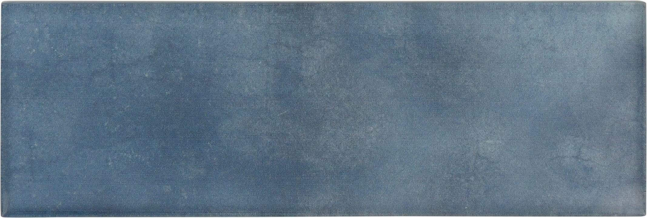 Denim Blue 3" x 9" Glossy Glass Subway Tile Horizon Tile