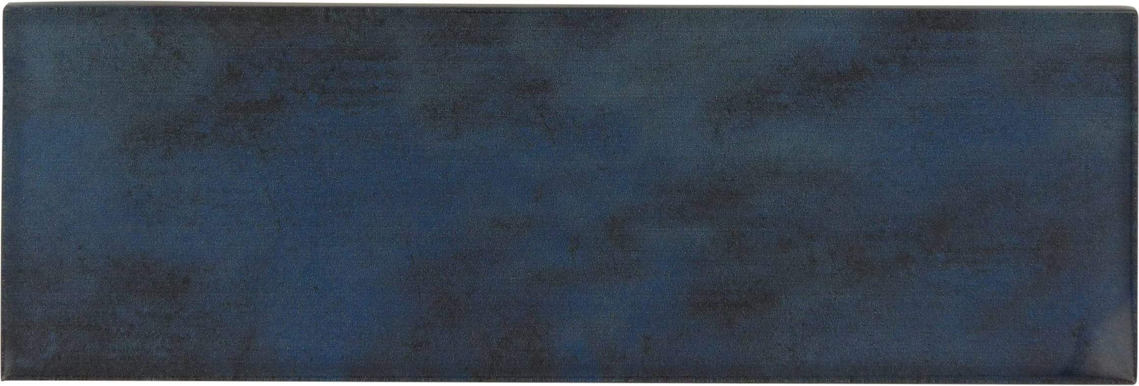 Dusk Blue 3" x 9" Glossy Glass Subway Tile Horizon Tile