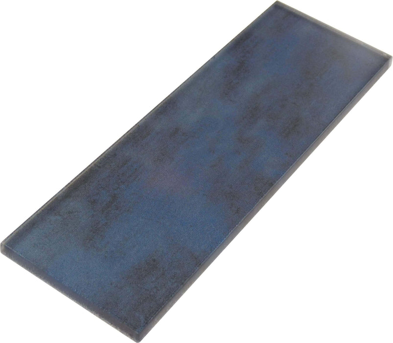 Dusk Blue 3" x 9" Glossy Glass Subway Tile Horizon Tile