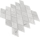 Carrara White Beveled Diamond Polished Marble Tile Horizon Tile