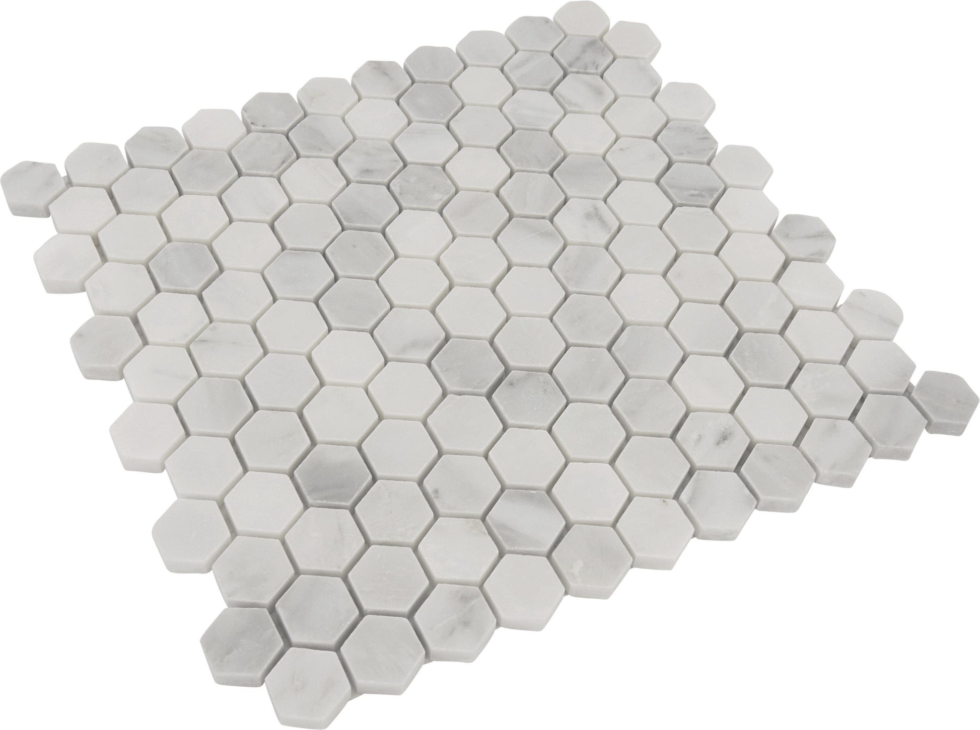 Oriental White Hexagon Polished Stone Tile Horizon Tile