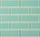 Aqua 1'' x 3'' Glossy Glass Tile ISI