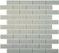 Dust Grey 1'' x 3'' Glass Glossy Tile ISI