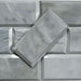 Bardiglio Grey 3" x 6" Beveled Polished Marble Subway Tile Matrix Mosaics