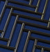 Castle Fort Brilliant Blue Herringbone Glossy Glass Tile Matrix Mosaics