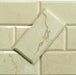 Crema Marfil Beige 3" x 6" Beveled Polished Marble Subway Tile Matrix Mosaics