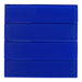 Crushed Velvet Blue 3" x 12" Glossy Glass Subway Tile Matrix Mosaics