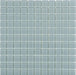 Grey Frost 1" x 1" Glossy Glass Tile Matrix Mosaics