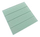 Malted Mint Green 3" x 12" Glossy Glass Subway Tile Matrix Mosaics