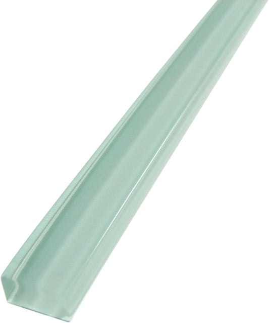 Malted Mint Green Glossy Glass Liner Matrix Mosaics