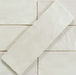 Jubilee Silver Moon 2 1/2" x 8" Ceramic Shimmer Subway Tile Matrix Mosaics