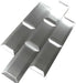 Stainless Steel Beveled 3" x 6" Brushed Metal Subway Tile Millenium Products