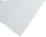 White Texture 4" x 12" Glossy Glass Subway Tile Millenium Products