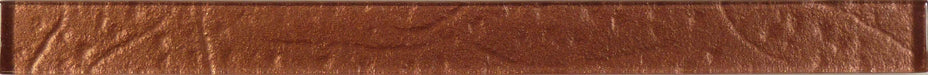 Sienna Brown 1" x 12" Glossy Glass Liner Millenium Products