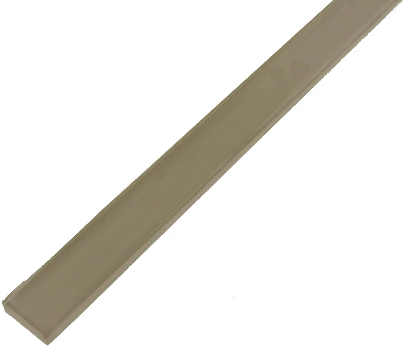 Tluna Beige 1" x 12" Glossy Glass Liner Millenium Products