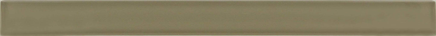 Tluna Beige 1" x 12" Glossy Glass Liner Millenium Products